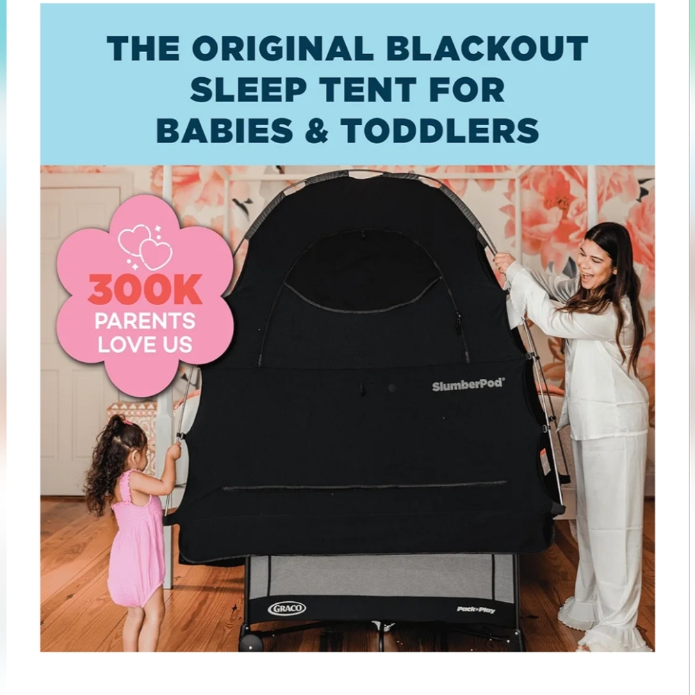 Black Privacy Tent for Kids